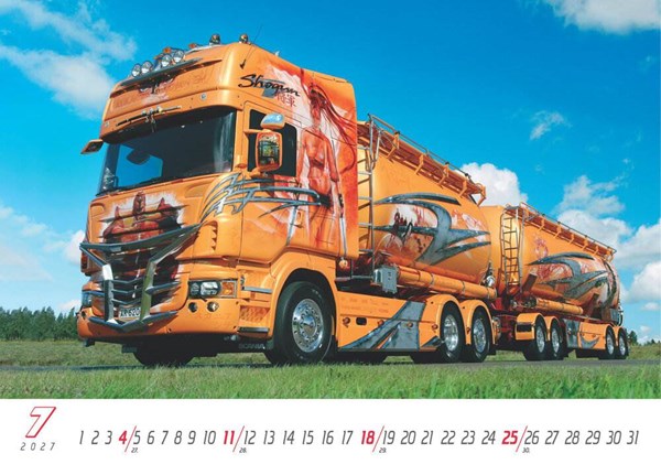 Obrázky: TRUCKS, nástenný kalendár 485x340 mm, Obrázok 11