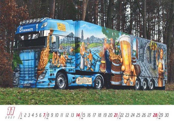 Obrázky: TRUCKS, nástenný kalendár 485x340 mm, Obrázok 4