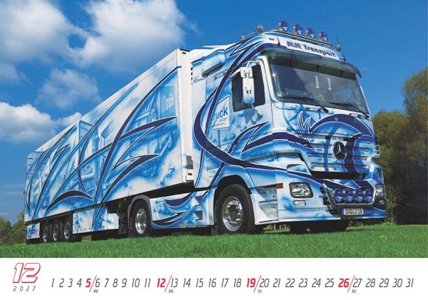 Obrázky: TRUCKS, nástenný kalendár 485x340 mm, Obrázok 5