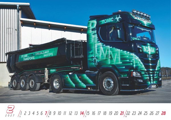 Obrázky: TRUCKS, nástenný kalendár 485x340 mm, Obrázok 6