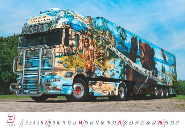 Obrázky: TRUCKS, nástenný kalendár 485x340 mm, Obrázok 7