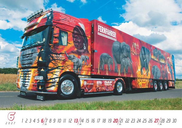 Obrázky: TRUCKS, nástenný kalendár 485x340 mm, Obrázok 10