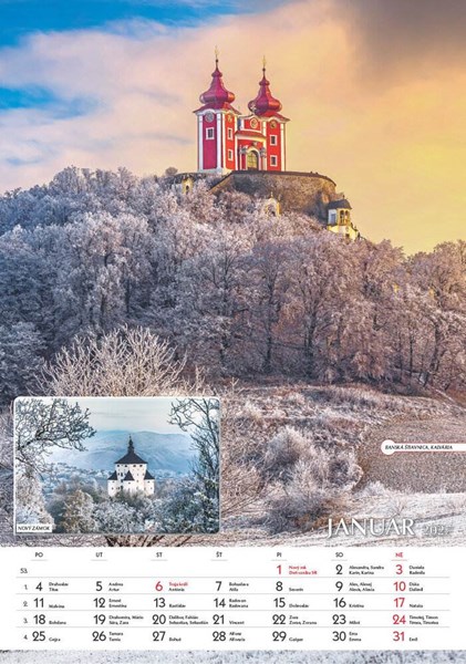 Obrázky: SPOZNÁVAME SLOVENSKO, nástenný kalendár 340X485 mm, Obrázok 2