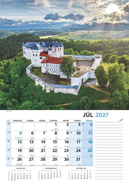 Obrázky: SLOVENSKO Z VÝŠKY, nástenný kalendár 340x485 mm, Obrázok 11