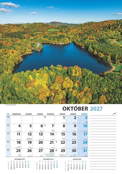 Obrázky: SLOVENSKO Z VÝŠKY, nástenný kalendár 340x485 mm, Obrázok 3