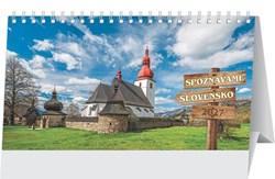 Obrázky: SPOZNÁVAME SLOVENSKO, stolový kalendár,280x150 mm