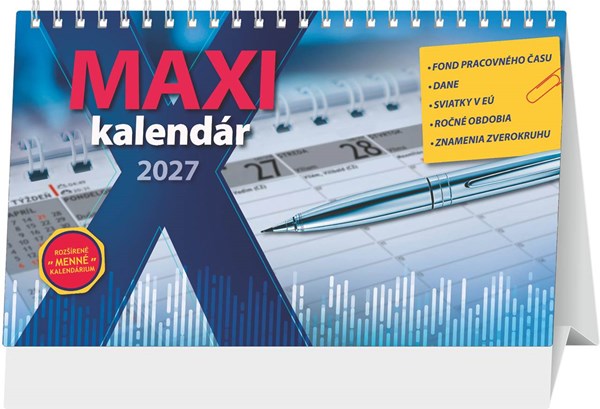 Obrázky: MAXI, stolový kalendár 297x180 mm
