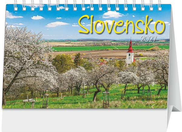 Obrázky: SLOVENSKO ŠPECIÁL, stolový stlpcový kalendár, 230x140 mm