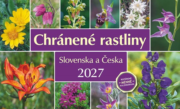 Obrázky: CHRÁNENÉ RASTLINY SLOVENSKA  A ČESKA,stolový kalendár 230x140 mm, Obrázok 2