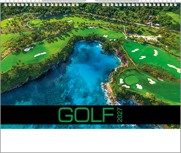 Obrázky: GOLF, nástenný kalendár 485x340 mm