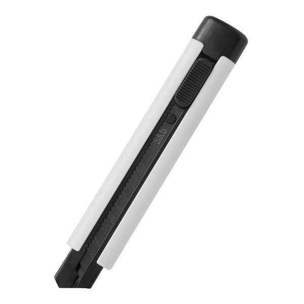 Obrázky: Odlamovací nôž 18 mm v plast. puzdre, biely