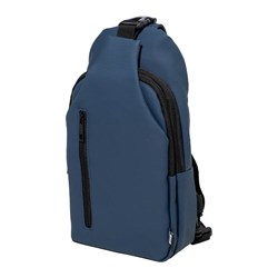 Obrázky: Nepremokavá crossbody RPET taška, modrá