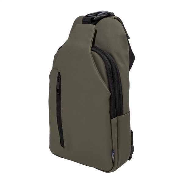 Obrázky: Nepremokavá crossbody RPET taška, zelená