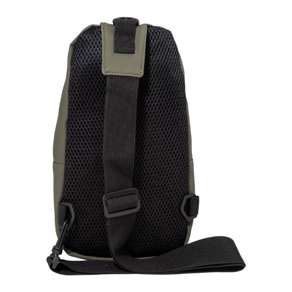 Obrázky: Nepremokavá crossbody RPET taška, zelená, Obrázok 4