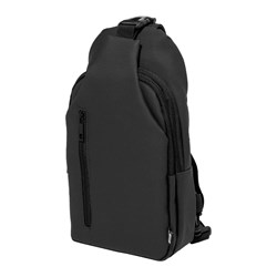 Obrázky: Nepremokavá crossbody RPET taška, čierna