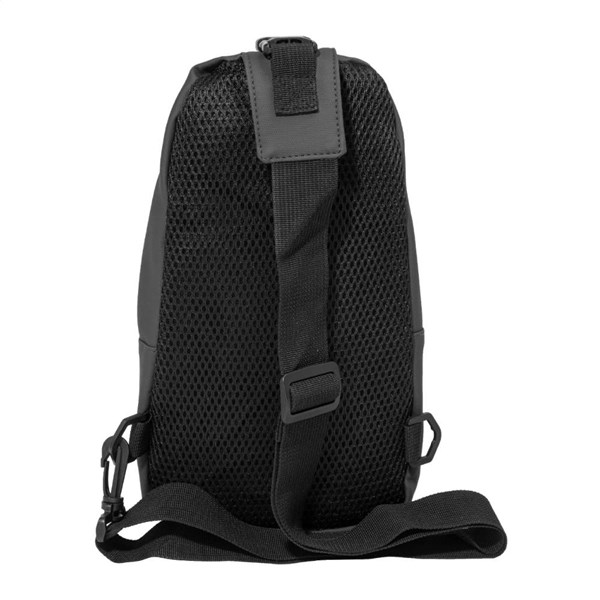 Obrázky: Nepremokavá crossbody RPET taška, šedá, Obrázok 4