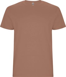 Obrázky: Moka hnedé unisex tričko Stafford 190, XL