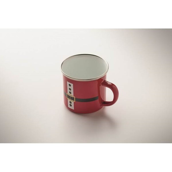 Obrázky: Smaltovaný hrnček Santa 300 ml, Obrázok 3