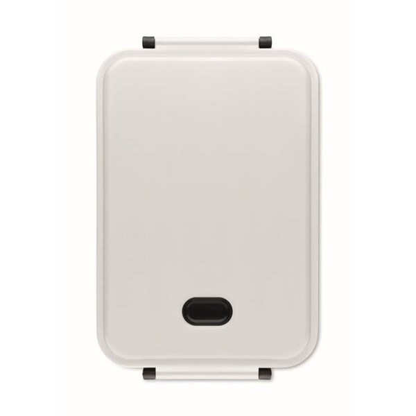 Obrázky: Biela obedová krabička PP 2200 ml, Obrázok 3