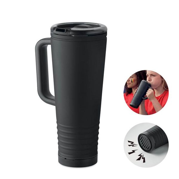 Obrázky: Čierny termohrnček Howler Cup 700 ml, Obrázok 2