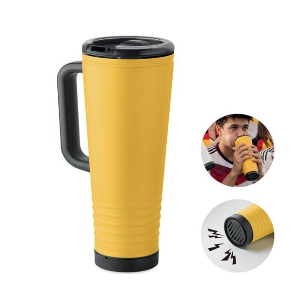 Obrázky: Žltý termohrnček Howler Cup 700 ml, Obrázok 2