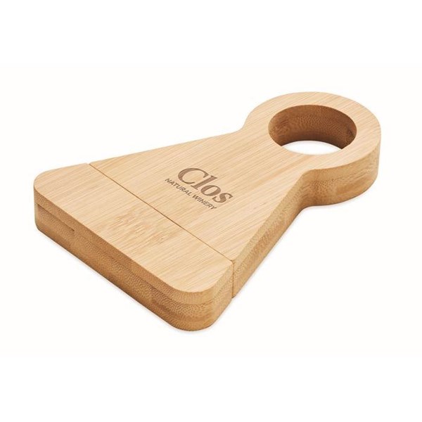 Obrázky: Bambusový stojan na fľašu s vývrtkou, Obrázok 9