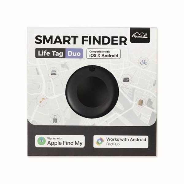 Obrázky: Čierny Bluetooth lokátor Apple Find My/Google Find, Obrázok 8