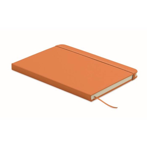Obrázky: Oranžový a5 recyklovaný PU zápisník