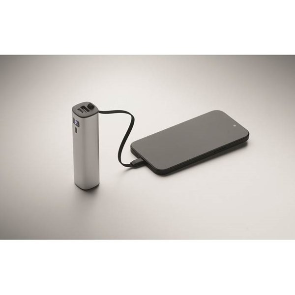 Obrázky: Matne strieborná powerbanka 5000 mAh PD 20W, Obrázok 4