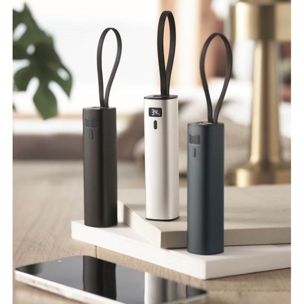 Obrázky: Matne strieborná powerbanka 5000 mAh PD 20W, Obrázok 9