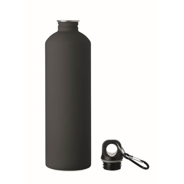 Obrázky: Čierna jednostenná nerez fľaša 750 ml, Obrázok 2