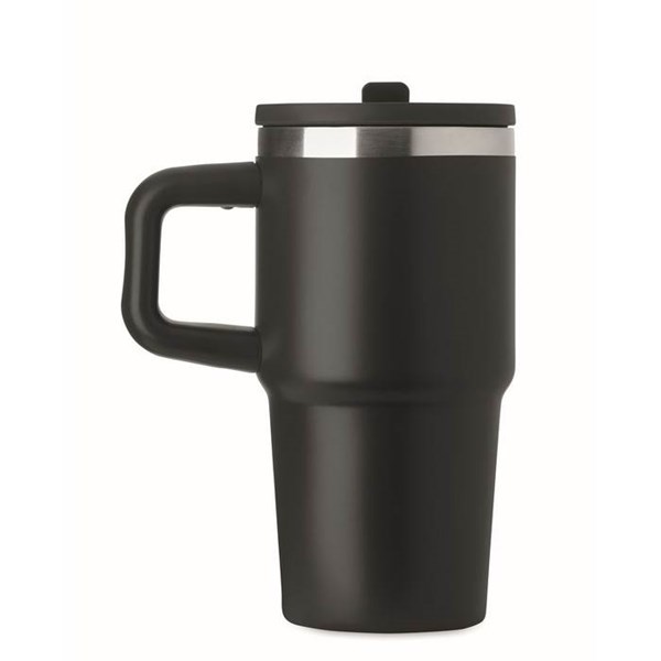 Obrázky: Čierny termohrnček s dvojitou stenou 500 ml, Obrázok 5