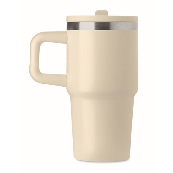 Obrázky: Béžový termohrnček s dvojitou stenou 500 ml, Obrázok 5