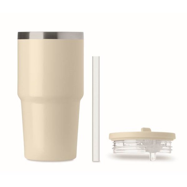 Obrázky: Béžový termohrnček s dvojitou stenou 500 ml, Obrázok 6