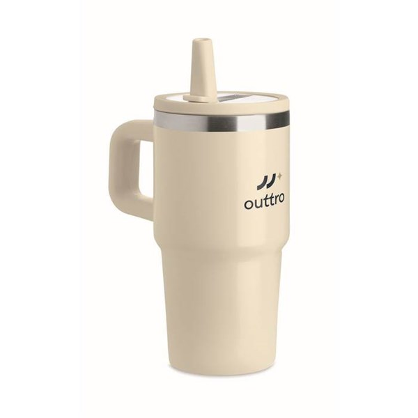 Obrázky: Béžový termohrnček s dvojitou stenou 500 ml, Obrázok 9