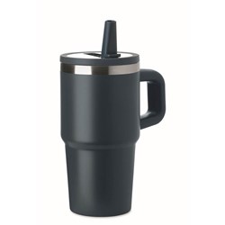 Obrázky: Tmavomodrý termohrnček s dvojitou stenou 500 ml
