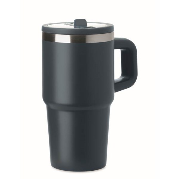 Obrázky: Tmavomodrý termohrnček s dvojitou stenou 500 ml, Obrázok 2