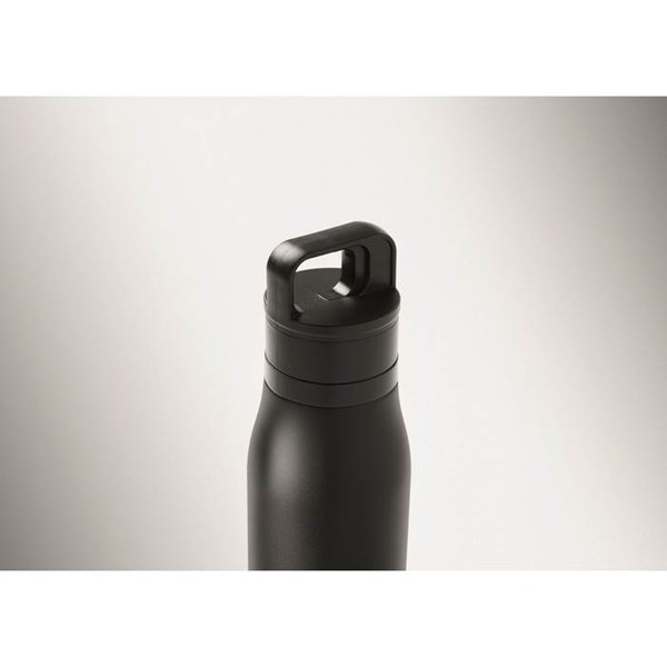 Obrázky: Čierna termoska s dvojitou stenou 500 ml, Obrázok 3