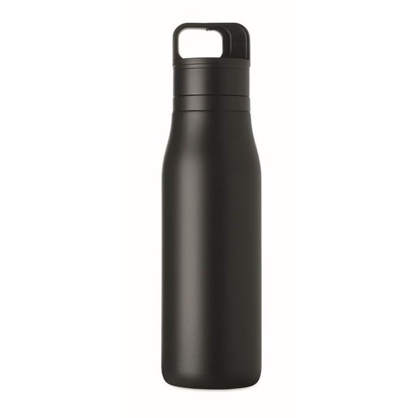 Obrázky: Čierna termoska s dvojitou stenou 500 ml, Obrázok 5