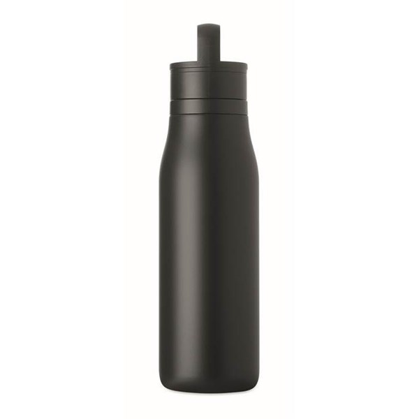 Obrázky: Čierna termoska s dvojitou stenou 500 ml, Obrázok 6