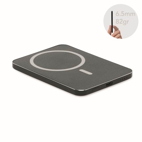 Obrázky: Tenká magnetická powerbanka 20W, 5000mAh