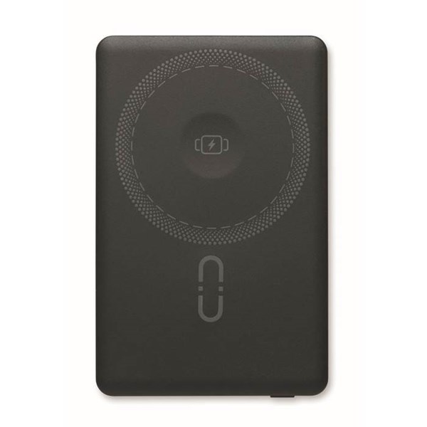 Obrázky: Čierna magnetická powerbanka 5000mAh 15W, Obrázok 8