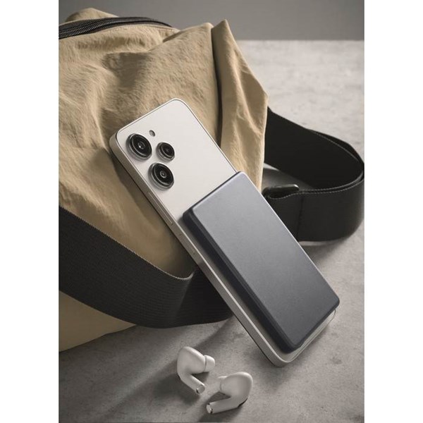 Obrázky: Tmavomodrá magnetická powerbanka 5000mAh 15W, Obrázok 9
