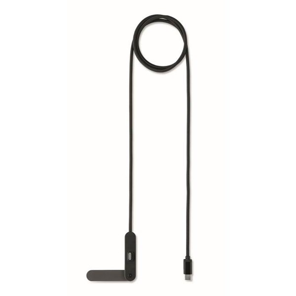 Obrázky: Nabíjací a dátový 60W kábel USB-C so stojanom, Obrázok 2