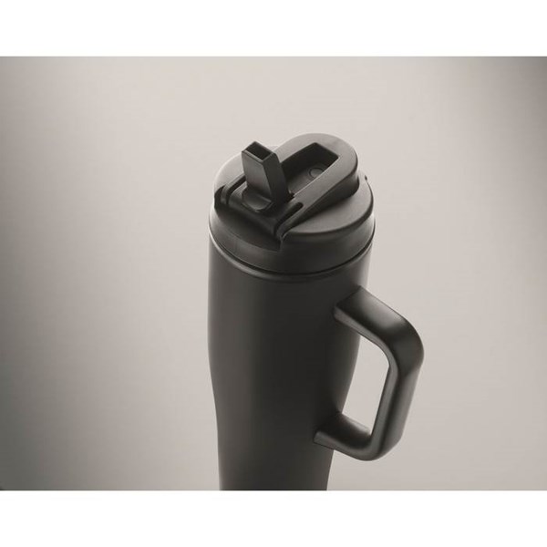 Obrázky: Čierny termohrnček s dvojitou stenou 900 ml, Obrázok 3