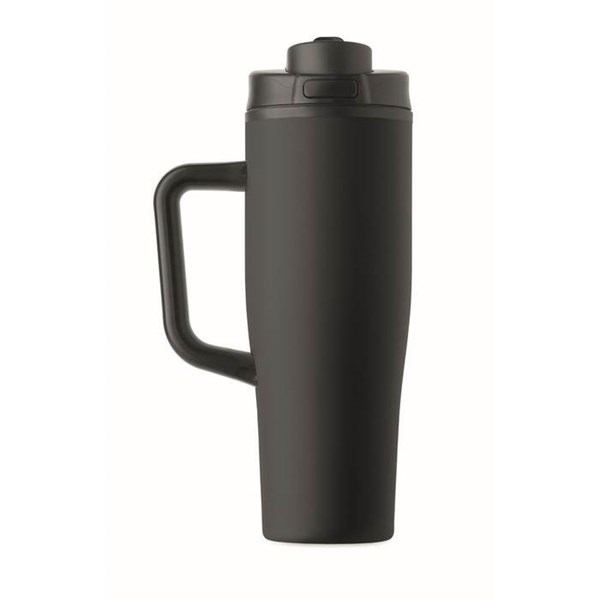 Obrázky: Čierny termohrnček s dvojitou stenou 900 ml, Obrázok 6