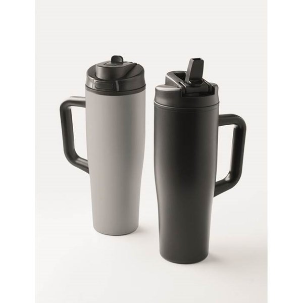 Obrázky: Čierny termohrnček s dvojitou stenou 900 ml, Obrázok 9