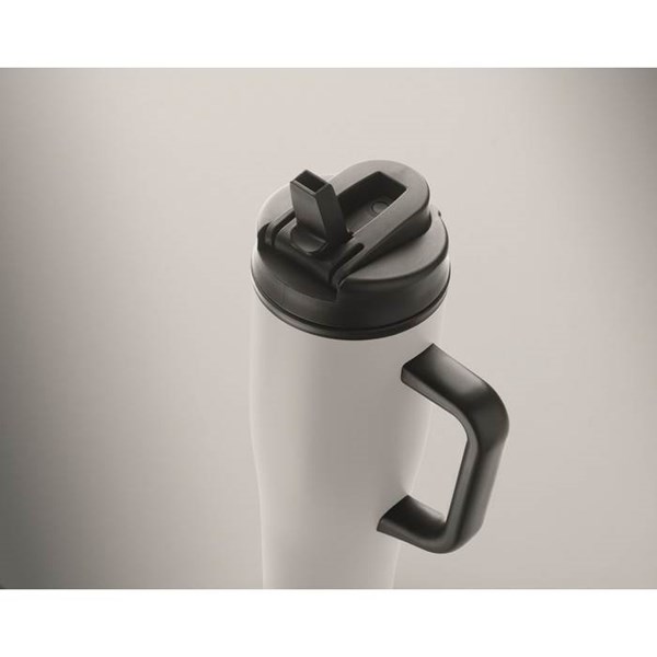 Obrázky: Biely termohrnček s dvojitou stenou 900 ml, Obrázok 3