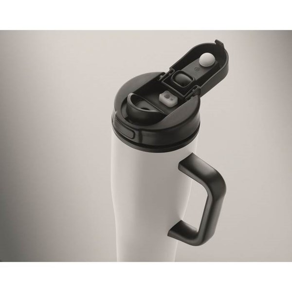 Obrázky: Biely termohrnček s dvojitou stenou 900 ml, Obrázok 4