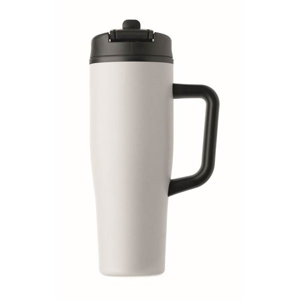 Obrázky: Biely termohrnček s dvojitou stenou 900 ml, Obrázok 7